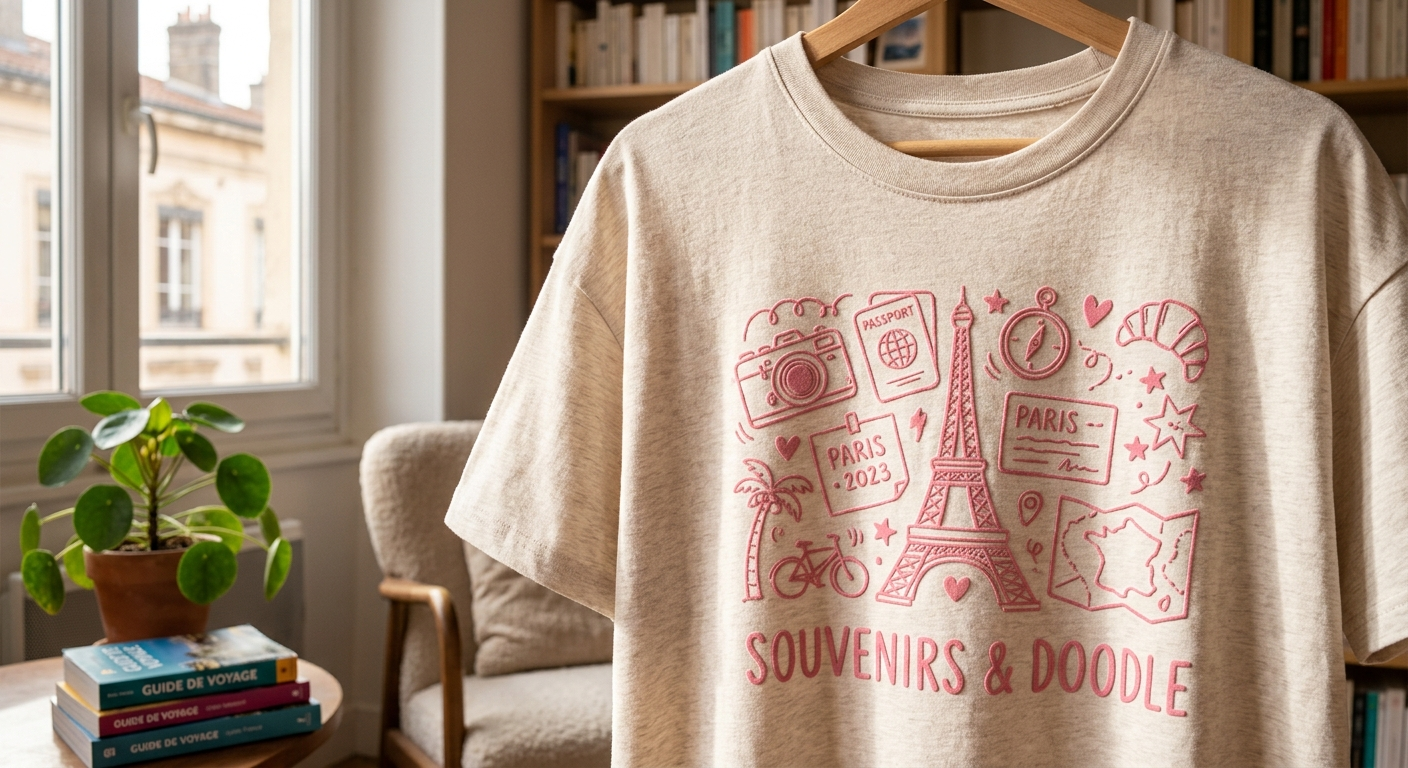 T-shirt imprimé personnalisé Auvergne-Rhône-Alpes